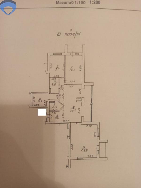 продажа трехкомнатной квартиры номер A-173407 в Приморском районе, фото номер 8
